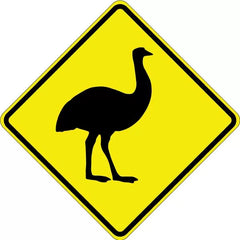 Uniform Safety Signs - 900x900mm - Aluminium - Class 1 - Reflective - Emus Picto | W5-45C