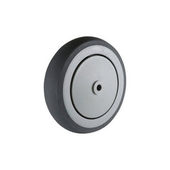 EHI - 125mm Grey Rubber Stainless Steel Wheel Precision Bearing 100kg Capacity | W62K125SS