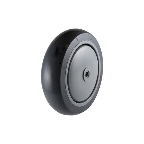 EHI - 125mm Grey Urethane Stainless Steel Wheel Precision Bearing 100kg Capacity | W63K125SS