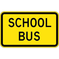 Uniform Safety Signs - 650x400mm - Aluminium - Class 1 - Reflective - School Bus | W8-219B