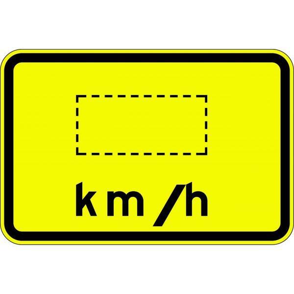 Uniform Safety Signs - 600x400mm - Aluminium - Class 1 Reflective - Advisory Speed 20km/h | W8-2A(20)