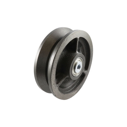 EHI - 150mm Grey Cast Iron V Groove Wheel Precision Bearing 600kg Capacity | W82K150X60V
