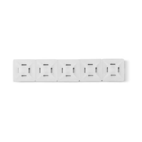 Alco - CABLE TIE MOUNT 19mm SQ ADH 100pc PK | WATAAM1