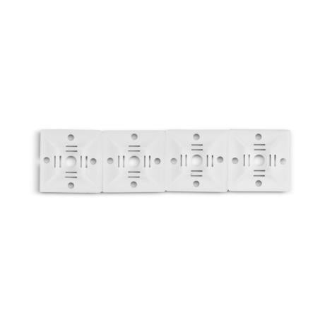 Alco - CABLE TIE MOUNT 5mm TIE 28mm SQ ADH 100p | WATAAM2