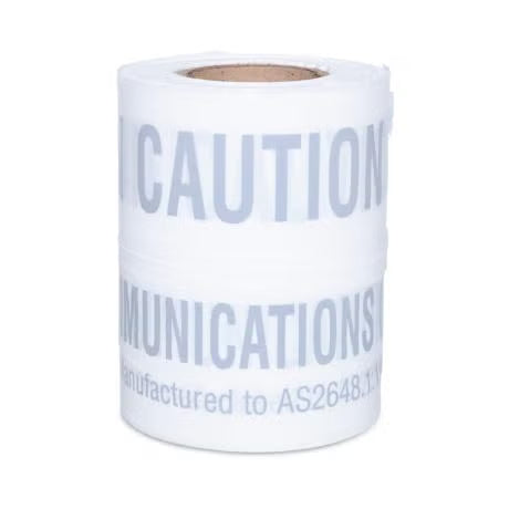 Alco - CAUTION BURIED COMM BELOW-NO WIRE WHITE | WATUMTW100
