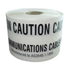 Alco - CAUTION BURIED COMM BELOW-WHITE NO WIRE | WATUMTW500