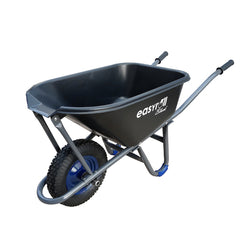 EHI - Wheelbarrow Easyroll Black Poly Narrow Tray 65l Ltr 400x8 | WBPNT400X8