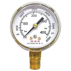 Weldclass - Regulator Gauge Inert / Nitrogen High / Bottle Pressure 0-40,000Kpa (Suit WC-03400 Regulator) | WC-01648