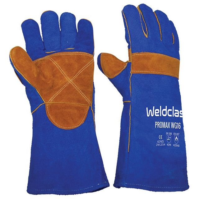 Weldclass - Gloves Welding PROMAX WG16 Blue | WC-01775