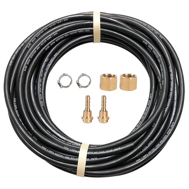 Weldclass - Hose Kit Argon/Co2/Inert (Black) 20m + Fittings | WC-03339