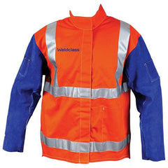 Weldclass - Jacket PROMAX HV2 FR Hi-Viz Leather Sleeves 2XL | WC-04765