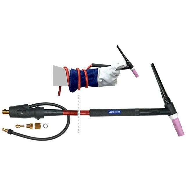 Weldclass - TIG Torch PLATINUM TK17 (150A) 4.0m Super Flex | WC-04997