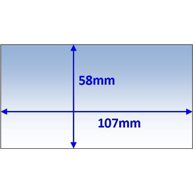 Weldclass - Lens Clear Inner 107x58mm Suit Cigweld Prolite Pk5 | WC-05156
