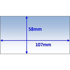 Weldclass - Lens Clear Inner 107x58mm Suit Cigweld Prolite Pk5 | WC-05156