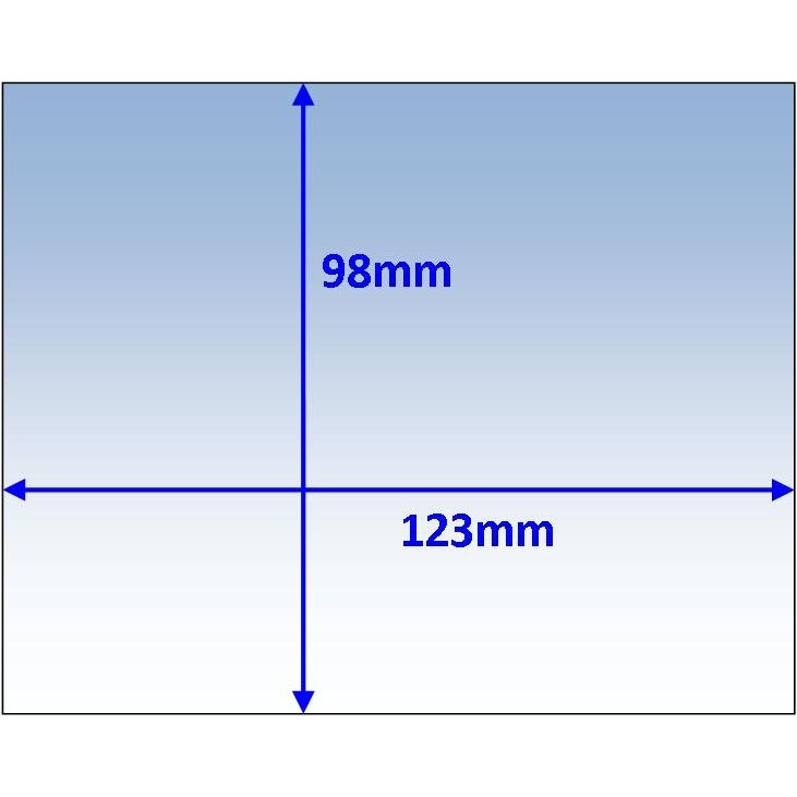 Weldclass - Lens Clear Outer 123x98mm Suit Cigweld Prolite Pk10 | WC-05157
