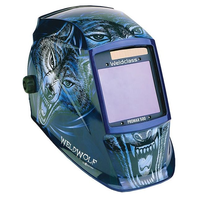 Weldclass - Welding Helmet PROMAX 500 Weldwolf Graphic | WC-05318