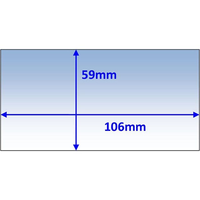Weldclass - Lens Clear Inner 106x59mm Suit PROMAX 350 Pk5 | WC-05321