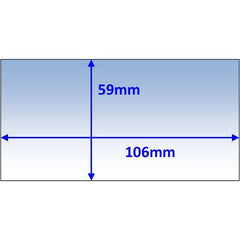 Weldclass - Lens Clear Inner 106x59mm Suit PROMAX 350 Pk5 | WC-05321