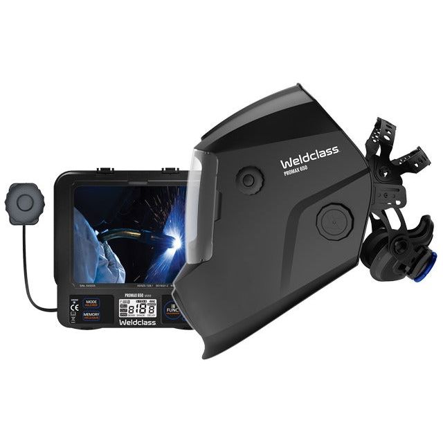 Weldclass - Welding Helmet PROMAX 650 Digital Matte Black | WC-05343