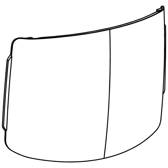 Weldclass - Lens Clear Outer 178x130mm Suit PROMAX 600/650/680/680R Price Per Each (Supplied In Boxes Of 20) | WC-05352
