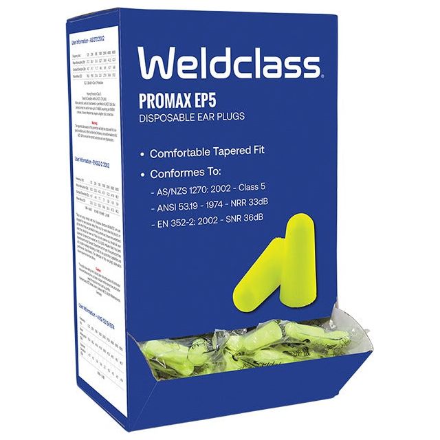 Weldclass - Ear Plugs PROMAX EP5 (No Cord) Box 200Pr | WC-05377