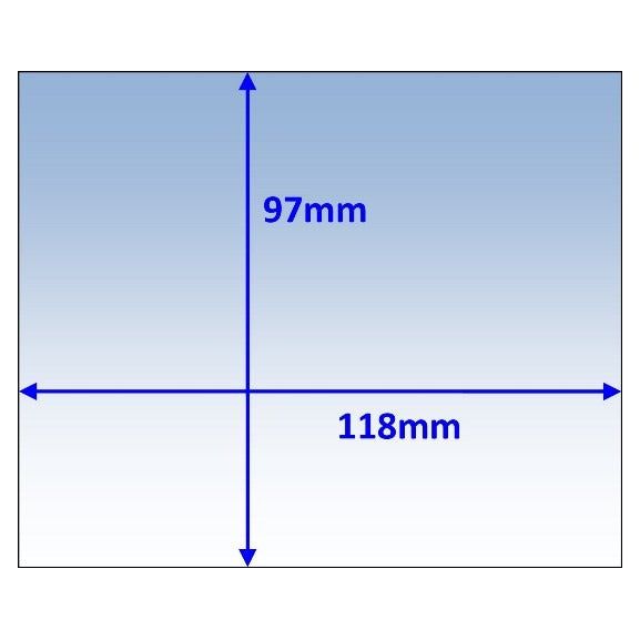 Weldclass - Lens Clear Outer 118x97mm Suit Unimig Viper, Chaos Pk10 | WC-06027