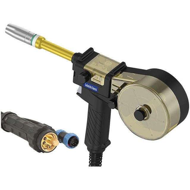 Weldclass - MIG Torch Spool Gun BZL 25 8M Euro/9-Pin Suit 205/255/290/350/395MST | WC-06203