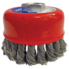 Weldclass - Wire Brush Cup Twist-Knot 92mm Opti-5 M14x2 Mild-Steel | WC-06462
