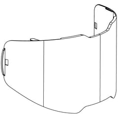 Weldclass - Lens Clear Outer 220x135mm Suit PROMAX 850R Pk5 | WC-06707