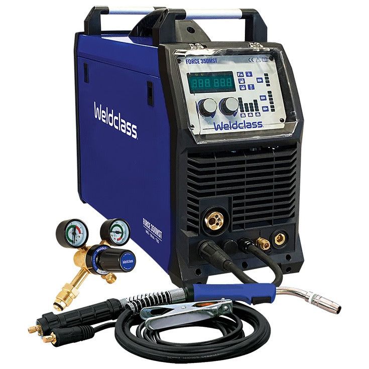 Weldclass - Welder MIG/Stick/TIG FORCE 350MST Compact Unit | WC-350MST