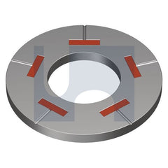 Hobsons - M24 x 55.2 x 4.4 Mechanical Galvanised Astm F959M / Class 8.8 Durasquirt Dti Washer (Pack Of 100)