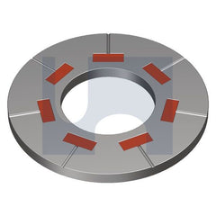 Hobsons - M30 x 69.0 x 4.4 Mechanical Galvanised Astm F959M / Class 8.8 Durasquirt Dti Washer (Pack Of 50)