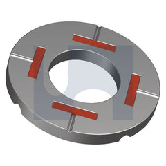 Hobsons - M12 x 30.15 x 3.0 Mechanical Galvanised Astm F959M / Class 8.8 Squirter Dti Washer (Pack Of 100)