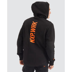 NXP.WRK - Blueprint Dual Curved Hoodie - Solid Black | NPWHS02-SBLK