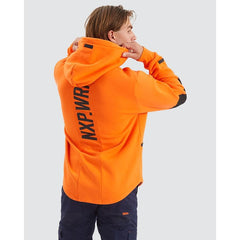 NXP.WRK - Blueprint Dual Curved Hoodie - Work Orange | NPWHS02-WORG
