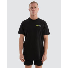 NXP.WRK - Blueprint Dual Curved T-Shirt - Black/Yellow | NPWTS02-BLKY