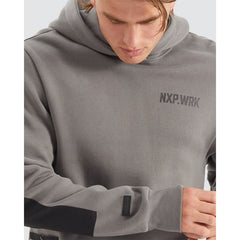 NXP.WRK - Blueprint Dual Curved Hoodie - Charcoal | NPWHS02-CHAR