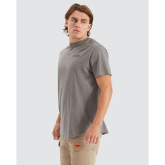 NXP.WRK - Blueprint Dual Curved T-Shirt - Charcoal | NPWTS02-CHAR