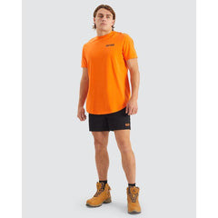 NXP.WRK - Blueprint Dual Curved T-Shirt - Work Orange | NPWTS02-WORG