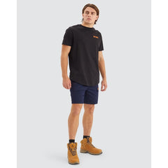 NXP.WRK - Blueprint Dual Curved T-Shirt - Solid Black | NPWTS02-SBLK