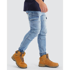 NXP.WRK - Dozer Slim Fit Jogger Pant - Mid Blue | NPWJJ002-MIDB