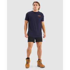 NXP.WRK - Blueprint Dual Curved T-Shirt - True Navy | NPWTS02-TNVY