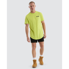 NXP.WRK - Blueprint Dual Curved T-Shirt - Bright Yellow | NPWTS02-BTYL