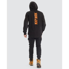 NXP.WRK - Blueprint Dual Curved Hoodie - Solid Black | NPWHS02-SBLK