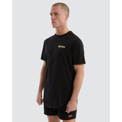 NXP.WRK - Blueprint Dual Curved T-Shirt - Black/Yellow | NPWTS02-BLKY
