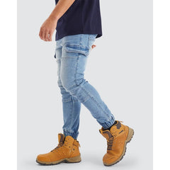 NXP.WRK - Dozer Slim Fit Jogger Pant - Mid Blue | NPWJJ002-MIDB