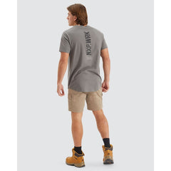 NXP.WRK - Blueprint Dual Curved T-Shirt - Charcoal | NPWTS02-CHAR