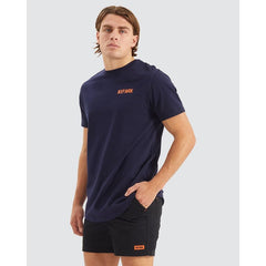 NXP.WRK - Blueprint Dual Curved T-Shirt - True Navy | NPWTS02-TNVY