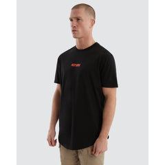 NXP.WRK - Frontman Dual Curved Tee - Black/Orange | NPWTS05-BKOG
