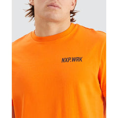 NXP.WRK - Blueprint Dual Curved T-Shirt - Work Orange | NPWTS02-WORG